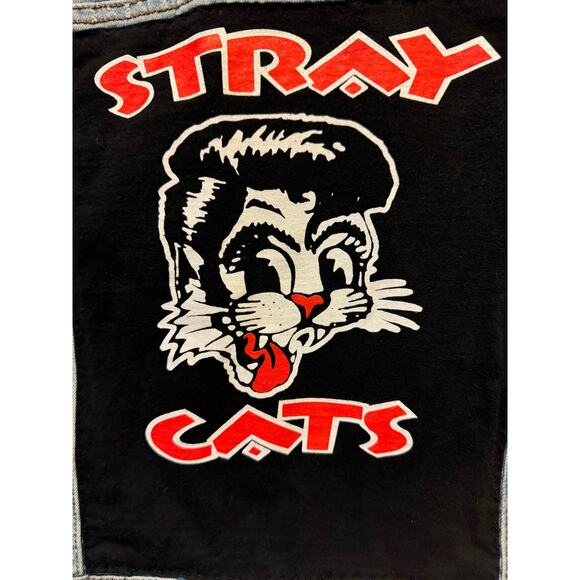 Stray Cats Kids Rockabilly Denim Jacket-Medium(10/12) - Picture 4 of 6